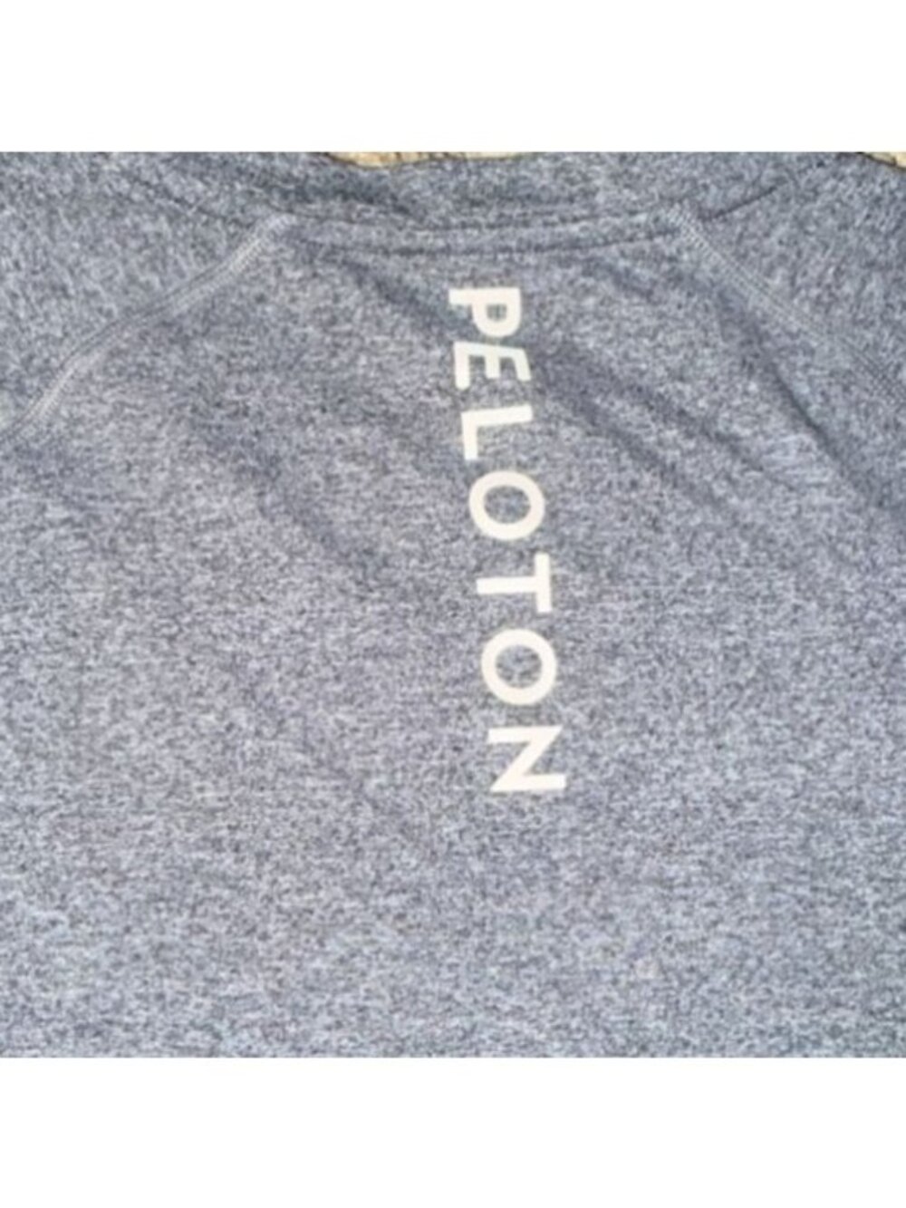 Peloton Men's Dreamblend Crewneck L/S Pullover-Gray-L-GUC - Picture 4 of 5